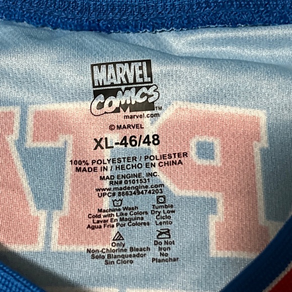 Men’s Captain America Jersey Size Xl NWOT - Picture 5 of 5
